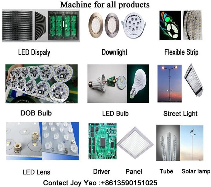 CCC LED Bulbs 80000CPH 20 Heads Magnetic Smt Pick And Place Machine