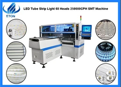 Llum de tira de tubs LED 68 capçals 250000CPH Màquina SMT